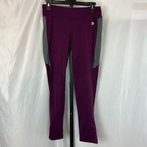 Impact Jillian Michaels Cranberry Purple Leggings, size Large